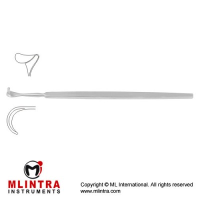 Cushing Retractor / Saddle Hook Stainless Steel, 20.5 cm - 8" Blade Size 12 mm